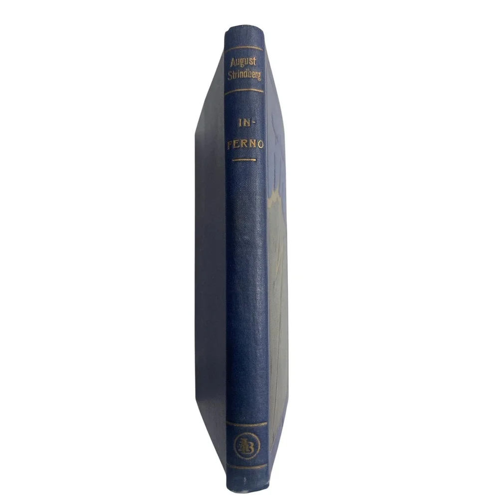 August Strindberg Inferno Tredje Upplagan Swedish Novel Hardcover Book‎